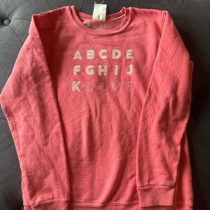 The Wishing Elephant Youth Size L Valentine’s Sweatshirt